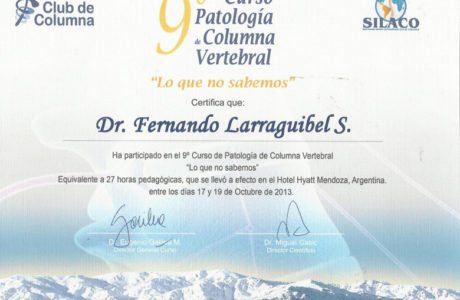 Curso Patología Columna Vertebral